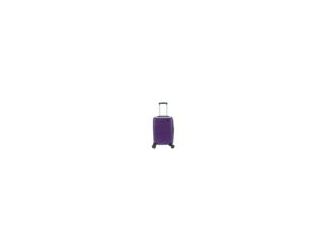 This carryon is made of ABS. It is extremely lightweight and durable and protects the contents of your luggage. Four multi directional spinner wheels rotate 360 degrees for easy maneuverability.  This luggage allows you to pack more while avoiding the exc