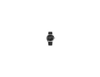 The steel case has been resized to a smaller 40mm from a previously 42mm size, a classy and classic diameter housing a new dial free from numerals. Slim hour markers and a railtrack' minute circle encompass an all-black sunburst dial.