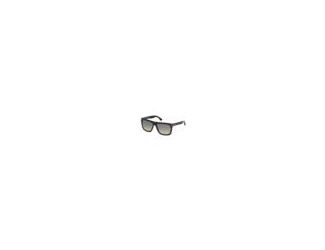 The Tom Ford Morgan Sunglasses feature a squared-off shape with a shiny acetate frame and sleek metal 'T' logo detailing on the temples. Designed for everyday wear, they offer a refined yet modern look. Dark Havana frame with Gradient Blue lens