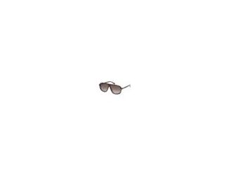 The Tom Ford Guillaume sunglasses for men feature a modern pilot design with a shiny acetate frame and signature metal 'T' logo on the temples. Dark Havana frame with Gradient Roviex lens
