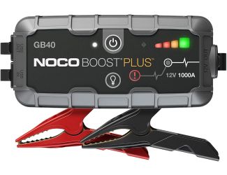 The GB40 is a portable lithium-ion battery jump starter pack that delivers 1,000-amps for jump starting a dead battery in seconds. Designed for a car, boat, RV, truck and more with gas engines up to 6 liters, and diesel engines up to 3 liters. Our most ad