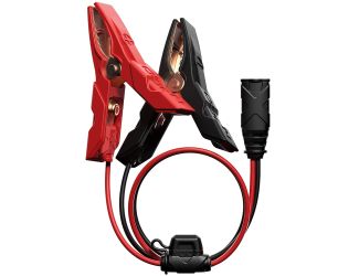 X-Connect Battery Clamps with M10 Eyelets allows a battery charger to connect quickly to any battery. Replace a lost connector or add a set to a convenient location for easy charging. Remove the eyelets from the clamps to mount the connectors to the batte