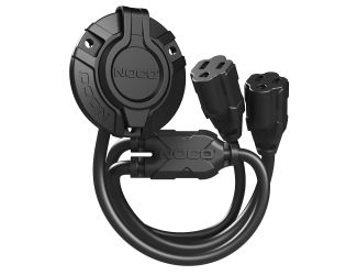 The GCP2 is an AC Port Plug with dual integrated extension cables (18-inch) that offers optimal flexibility and ease of installation. It can mount to the exterior of any vehicle to make the charging port more accessible. Equipped with heavy duty 14 AWG wi