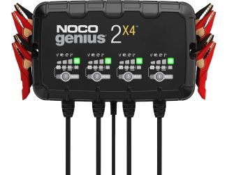 Introducing the all-new GENIUS2X4, making it one of our most powerful, highest-performing, energy-efficient, and compact charger yet. The GENIUS2X4 is a 6-volt and 12-volt four-bank battery charger, battery maintainer, trickle charger, and battery desulfa