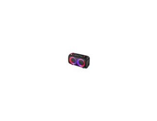 Bluetooth capability up to 33ft range. True Wireless Stereo (TWS): Allows you to connect 2 speakers via Bluetooth at once. LED Lightshow - 5 Pattern movement circling and changing. Top control panel - Light mode Play Pause button Previous Next TWS Bass Tr