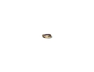 A Classic double wrap bracelet in leather and stainless steel. Wear as a standalone or add to any layered look. Smooth brown leather and gold-tone stainless steel chain. Chain links in the style of Bulova's signature tuning fork. Fits wrists 7.5" to 8" in