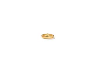 Sleek meets statement in this 12mm Tubogas-style bracelet, crafted in radiant sterling silver with 14k yellow gold overlay. With its flexible, 7" ribbed silhouette and secure box clasp, it brings sculptural elegance to the wrist. This bracelet echoes vint
