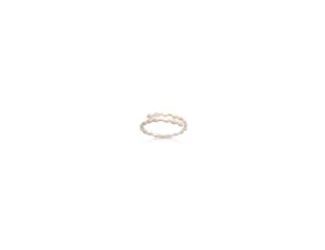 Sweet and stylish. Natural freshwater pearls are separated by sterling silver with yellow gold overlay beads, combining to give an updated look to the classic pearl strand bracelet. Pearl Size: 7mm freshwater pearls; Bracelet Length: 7.5"