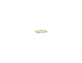 The classic piece you've always had your eyes on, this exquisite diamond tennis bracelet features a singular strand of 46 round brilliant-cut diamonds set in gleaming 14k yellow gold. 14k yellow gold; Clasp Mechanism: box clasp; Diamonds: 6.00twt brillian