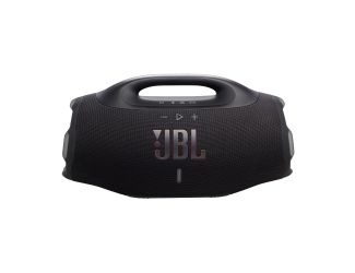 Unbeatable JBL Pro Sound with AI Sound Boost. Up to 34 hours of playtime - 28 with charge and 6 hours with Playtime Boost. Waterpoof and Dustproof. Multi-speaker connection by Auracast. Two Bass Boost settings. Deep Bass for all in sound. Punch Bass mode 