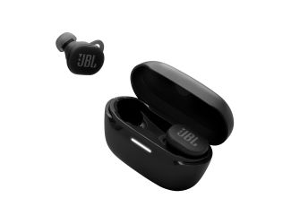 Waterproof and dustproof. Wing enhancer with Twistlock technology. Choose one of six Sport Modes and one Relax Mode. Active Noise Cancelling with Smart Ambient. Two beamforming mics on each earbud cancels ambient noise. JBL Pure Bass sound. 12 Hours of pl