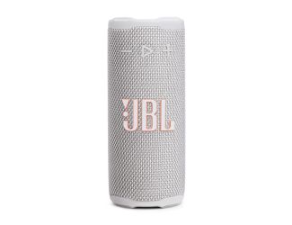 Bold JBL Pro Sound with AI Sound Boost technology. Up to 14 hours playtime with 2 hour boost mode. Ambient light with customizable themes and colors. IP68 waterproof dustproof and 1 meter drop proof. Auracast multi speaker pairing capability. JBL app with