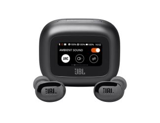 Hi-res audio wireless with JBL Signature Sound with 10mm dynamic drivers. JBL Signature Sound. JBL Spatial Sound. 1.45" Touchscreen display on case gives full control with app. True adaptive noise canceling. Customize ambient sound. Up to 10 hours of play