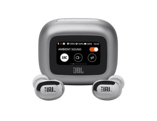 Hi-res audio wireless with JBL Signature Sound with 10mm dynamic drivers. JBL Signature Sound. JBL Spatial Sound. 1.45" Touchscreen display on case gives full control with app. True adaptive noise canceling. Customize ambient sound. Up to 10 hours of play