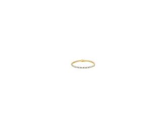 In a harmonious fusion of classic beauty and sophistication, this Round Diamond Tennis Bracelet graces your wrist, elegantly crafted in luxurious 10K Yellow Gold. Adorned with a resplendent 1.00 carat of diamonds, each gem reveals its inner radiance with 