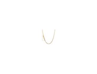 A beyond-striking, delicately braided gold vermeil herringbone chain necklace with a high polish finish. Made with love in Italy, this 18" necklace lays perfectly around the neck for an effortlessly romantic look and is securely fastened by a lobster claw