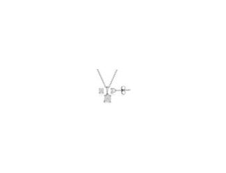 This classic is one to which you won't be able to say no. Classic diamond solitaire earrings and necklace set in sterling silver: simple, stunning, and dazzling--just like you! Sterling silver; Diamonds: .15twt round brilliant-cut diamonds set in sterling