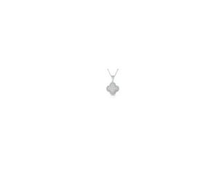 Elevate your elegance with our Micro Pave CZ Clover Dangling Pendant Necklace, a captivating blend of sophistication and charm. Meticulously crafted from 925 sterling silver and adorned with a lustrous rhodium plating, this exquisite piece showcases a clo