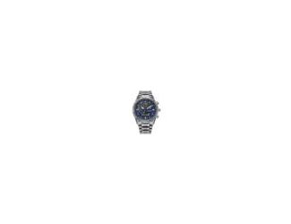 Reach a higher altitude in style and performance with the new Promaster Skyhawk U830. This action-ready chronograph features a silver-tone stainless steel case and a captivating blue analog-digital dial, with its bold 43mm shape secured to the wrist via a