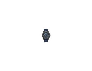 Shape your style. The Hollis chronograph stands out with a bold case and a perfectly round dial, creating a striking contrast that's both modern and refined. Its 45mm ion-plated blue camouflage case and topring deliver rugged appeal, while oversized pushe