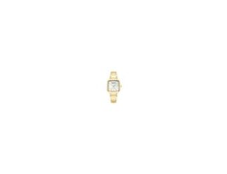 The Broome collection from Kenneth Cole New York is a refined update to the classic dress watch - sleek, structured, and subtly standout. Its almost-square 28x31.6mm gold-plated case is paired with a rich white mother-of-pearl dial that speaks quiet elega