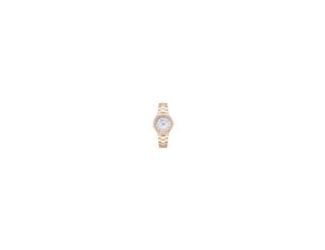 Uptown classic meets downtown edge in this striking women's timepiece. Kenneth Cole New York's Rockland watch reimagines the traditional with a bold rose gold-tone, crystal-studded topring that doesn't whisper elegance, it speaks it loud and clear. Roman 
