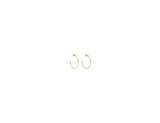 A classic never goes out of style. These hoops are simple and chic, featuring signature spade flower and will dress up any occasion.