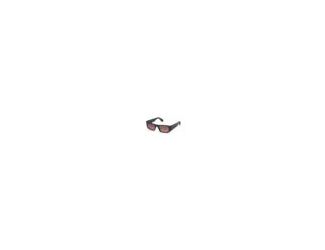 These Louboutin sunglasses lean darker, sharper, and more aggressive - very rock-luxury. A bold, glossy black acetate frame with a strong rectangular, slightly wraparound shape. The gradient smoke lenses add to the bold and bossy look. The silhouette feel