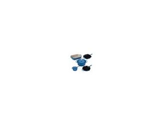 Enameled cast iron delivers superior heat distribution and retention. Ready to use requires no seasoning. Durable enamel resists dulling staining  chipping and cracking. Light colored interior gives easy cooking monitoring. Black satin interior formulated