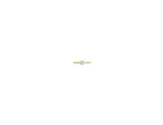 This timeless solitaire ring features a round lab-grown diamond weighing 0.50 CT, elegantly secured in a classic 4-prong setting that maximizes brilliance and light performance. Crafted in 14K yellow gold, the clean and refined design highlights the beaut