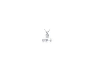 Unveil the magic of giving with our 0.10ct Round Lab Grown Diamond Pendant-Earring Set in 14K White Gold-a timeless gift that embodies grace and sophistication. At the heart of this set, delicate 0.10-carat lab-grown diamonds capture the essence of refine