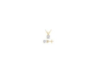 Step into a realm of enchantment with this 1.90ct Round Lab Grown Diamond Pendant-Earring Set with a delicate chain in 14K White Gold. The diamonds, cultivated to perfection, boast a captivating Color-FG and VS1 VS2 clarity. Suspended delicately on a chai