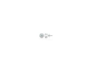 Exude timeless elegance and modern sophistication with these 1.50 carat lab-grown bezel-set round diamond solitaire earrings, exquisitely crafted in 14K white gold.Two round diamonds are hand set and matched on these exquisite and with push back posts. Th