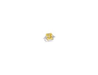 Make a statement with this cocktail ring. Featuring a 10 carat center stone, this platinum plated ring is designed for bold fashion moments. Main Stone Type: Diamond Crystalline Main Stone Color: Canary Yellow Main Stone Weight: 10ct Main Stone Size: 16 x