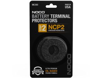 The NOCO MC303 NCP2 Oil-Based Battery Terminal Protectors, Anti-Corrosion Washers, And Battery Corrosion Pads are designed as a battery corrosion inhibitor against battery corrosion causing acid fumes that seep through improperly sealed batteries. These a