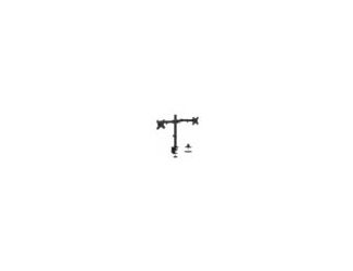 Raise your monitors to an ergonomic position and work more efficiently with this dual monitor mount. Supports 2 monitors up to 32". Designed for performance, this mount is made from high-strength steel for durability. Includes both clamp and grommet insta