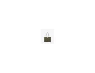 Visetos monogram canvas shopper with top-zip closure and natural nappa leather trim. Aesthetically refined and thoroughly utilitarian. Clad in Khaki Moss, the medium Toni shopper is emblazoned with the classic letters, laurels, and diamonds of the signatu