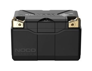 Introducing the all-new NOCO Lithium NLP14 12V Lithium Powersport Battery, a Group 14 battery, rated at 4Ah (51Wh) and 500-amps of starting power. It's better than lead-acid motorcycle batteries in almost every way: no sulfation, no activation, no acid, n