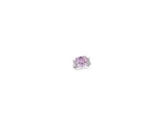 Gorgeous Statement ring with an 8-carat center Asscher cut Diamond Crystalline adorned by baguette cut gems on the sides. Main Stone Type: Diamond Crystalline Main Stone Shape: Asscher Main Stone Size: 12 x 12mm Total Gem Weight: 9ctw Metal Type: Sterling