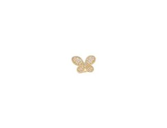 Make an unforgettable statement with this 18k gold finished butterfly ring, featuring 3.5 carats of diamond crystalline in a bold, sculpted silhouette. A true showstopper! Stone Type: Diamond Crystalline Total Gem Weight: 3.50tcw Butterfly Size: 1.5 Inche