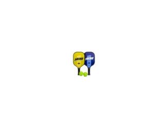The Diadem Hero Starter Kit is the perfect bundle for the first time pickleball players. Included is everything you need but the court.  Two Hero Paddles and 2 pickleball balls plus a mesh bag.  Its wide face gives you the maximum surface area to contact 