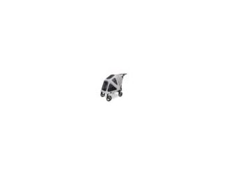 Effortlessly load and unload your pet with the spacious rear opening. Large front and top mesh windows provide a cool breezy space. Built-In leash secure locks in place for worry-free strolls. Unzip and unroll the hidden cover for quiet moments. Handy bac