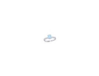 Stunning and graceful, this Sterling Silver & Cubic Zirconia White Opal Ring adds elegance to formal wear. It features ten prong set Cubic Zirconia and White Opal center stone, and comes in a variety of sizes.