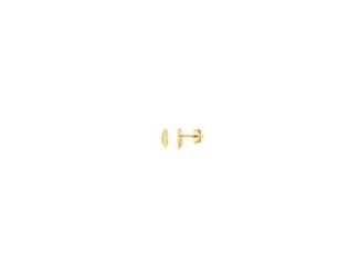 Add a touch of whimsy to your look with these 14Kt yellow gold baby feather stud earrings. The delicate feather design adds a unique and playful touch. 14kt Yellow Gold Feather Baby Stud Earrings is perfect for everyday.