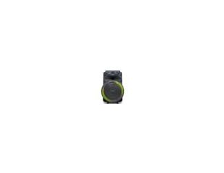 The party speaker with a wireless microphone is a portable audio system designed for easy, hands-free use at events and gatherings. It connects wirelessly to your devices for music playback and includes a microphone that lets you move freely without cable