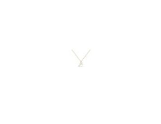Diamond Initial Pendant Alphabet 'A' with chain in Yellow Plating over 925 Sterling Silver 0.10ct, Color-IJ, Clarity-I2. This product is a beautiful 0.10ct diamond initial pendant with an 18" rope chain. The diamond is set in a 925 Sterling Silver setting
