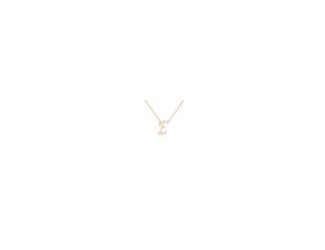 Diamond Initial Pendant Alphabet 'E' with chain in Yellow Plating over 925 Sterling Silver 0.10ct, Color-IJ, Clarity-I2. This product is a beautiful 0.10ct diamond initial pendant with an 18" rope chain. The diamond is set in a 925 Sterling Silver setting