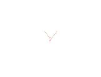 Diamond Initial Pendant Alphabet 'Y' with chain in Rose Plating over 925 Sterling Silver 0.10ct, Color-IJ, Clarity-I2. This product is a beautiful 0.10ct diamond initial pendant with an 18" rope chain. The diamond is set in a 925 Sterling Silver setting a