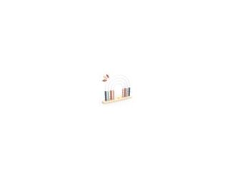 The wooden colorful roller abacus toy encourages your little one to develop hand-eye coordination, color differentiation and improve creativeness. Attract toddler's attention by smoothly sliding the wooden beads back and forth on each line. They are easy 