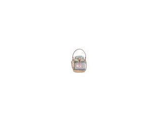 The True Religion Buddha Patch Denim Bucket Bag delivers signature brand attitude with elevated everyday styling. Crafted in light-wash denim with frayed trim detailing, this statement bucket bag features the classic True Religion Buddha logo patch front 
